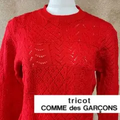 希少 tricot COMME des GARCONS リネン 透かし編みニット 希少 tricot COMME des GARCONS リネン 透かし編みニット - メルカリ