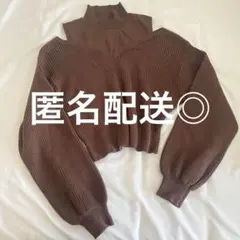Heather ヘザー ニット トップス ブラウン