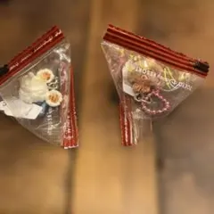 ディズニー　ポップコーンキーチェーン　チシャ猫　ミッキーマウス　2個セット