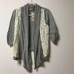アース カーディガン　グレー　XS
