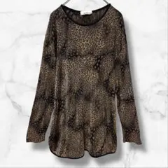 ヒョウ柄 チュニック