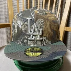 LAドジャース 59FIFTYキャップ 迷彩柄 7 1/2 ニューエラ。