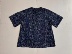 Stylenote ドット柄ブラウス 半袖 ネイビー レディース トップス Mのサムネイル