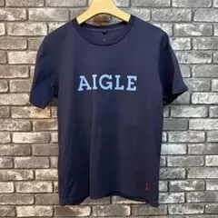 AIGLE Tシャツ ネイビー M