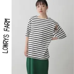 LOWRYS FARM ボーダースリットTシャツのサムネイル