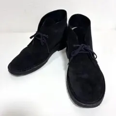 美品 クラークス デザートブーツ チャッカブーツ ゴアテックス 黒 25.5