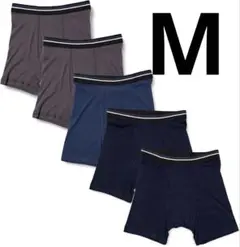 ボクサーパンツ 下着 タグなし コットン ゆったりフィット メンズ 5枚