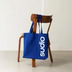 sudio ブルー トートバッグ 新品未使用