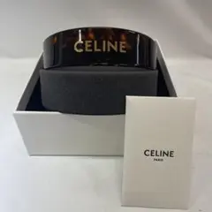 最終値引きCELINE ブラウンアクリルヘアバンドのサムネイル