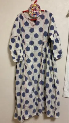 JAYPORE ドット柄ロングワンピース XS タグ付き