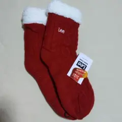 Lee モコモコボア靴下