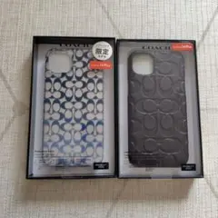 新品 COACH iPhone14 Plus ケース 2点セット バラ売り不可