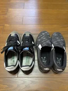 adidas Samba vegan + マークゴンザレス コラボ　スリップオン