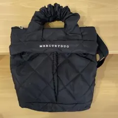 MERCURYDUO ブラック ショルダーバッグ