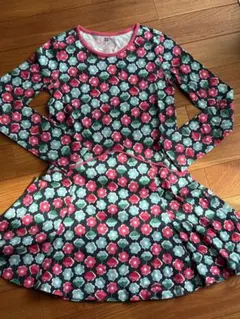 Tea Collection 長袖ワンピース 花柄 10サイズ　アメリカ子供服のサムネイル