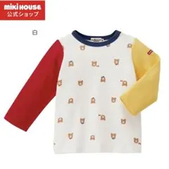 HOTBISCUITホットビスケッツ♡ベア、クマ柄 長袖カットソー、90