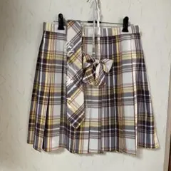 なんちゃって制服　JK チェック柄プリーツスカートセットLL