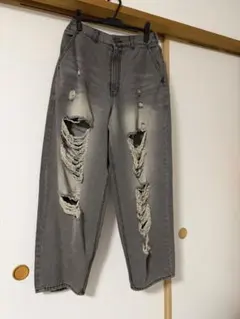 ずっと真夜中でいいのに。「MAD ヴィンテージ デニムパンツ」Mサイズ