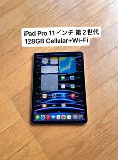 iPad Pro 11インチ（第2世代）シルバー　128GB Cellular