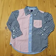 babyGap チェック柄 長袖シャツ 3歳