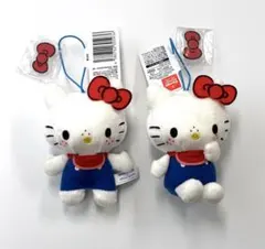 モンチッチ×ハローキティ おそろいアクリルチャーム付きマスコット キティ 2種