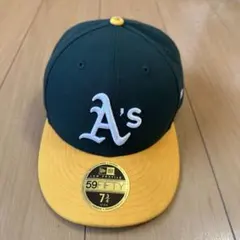 ニューエラ　59fifty LP アスレチックス　キャップ　7 3/4