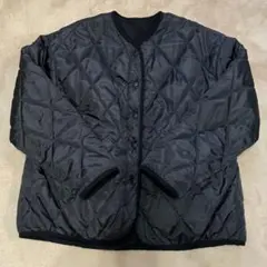 coca リバーシブル キルティングジャケット ブルゾン ブラック L