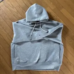 チャンピオン　グレーパーカー　XL