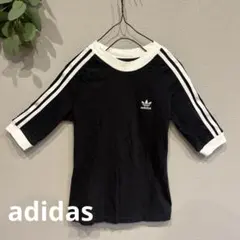 adidas 黒3LINE Tシャツ