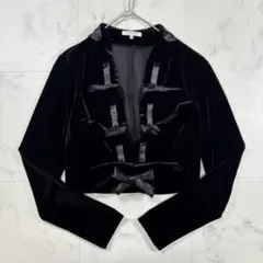 未使用級✨ハナエモリ テーラードジャケット ベルベット ベロア