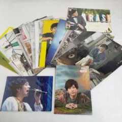 嵐★二宮和也★クリアファイル23枚（普通サイズ21枚+ミニ2枚）とアートカード