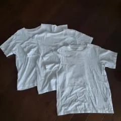 白色　半袖Tシャツ 3枚セット　ユニクロ　ホワイトのみ