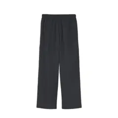 無印良品 婦人 防風裏起毛 イージーパンツ黒S