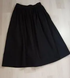 ザラ　ZARA　フレアスカート 　黒のサムネイル