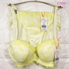 アモスタイル　AMOスティッチチャーミングラマー　ブラ＆ショーツセット　C70M