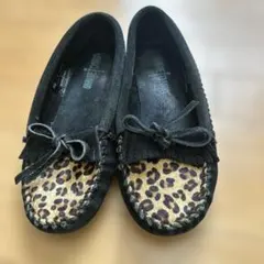 Zara ザラ ヒョウ柄 本革 ローファー 36 新品 - メルカリ