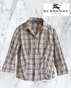 【美品】BURBERRY LONDON バーバリー ノバチェック ブラウス