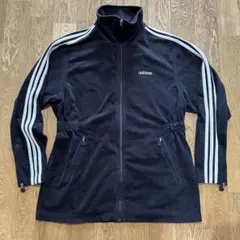 adidas トラックジャケット レディース ヴィンテージ ベロア　M