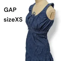 GAP デニム ノースリーブワンピース XS