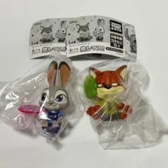 ディズニー 推してねマスコット クリアラメプレート ズートピア 2種セット ②