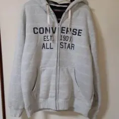 CONVERSE ALL STAR グレー パーカー