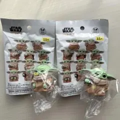 STAR WARS グローグー ソフビパペットマスコット 2体セット