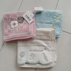 FURLA JILL STUART　ローラアシュレイ タオルハンカチ3枚セット