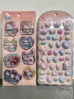 コットンパフィシール　ウォータシール　ハローキティ サンリオ　2点セット