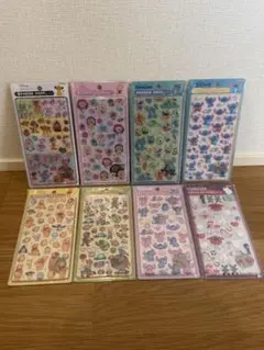 ハ*ミ様 【8枚セット　ディズニー　第二弾　ボンボンドロップシール　プリンセス