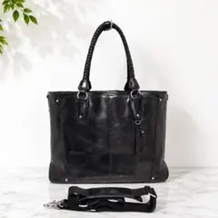 ✨美品✨Kiefer neu　Ciao　本革　2way ビジネスバッグ　ブラックのサムネイル