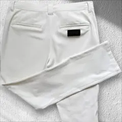 美品　TFW49 パンツ　白　ホワイト　M〜L相当　日本製　ストレッチ素材　4のサムネイル