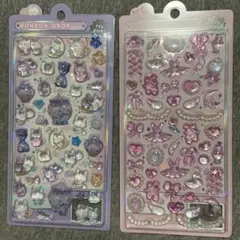 ボンボンドロップシール　がーりーボンボン　ナイトミャウ　2枚組【新品、最安値】