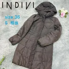 INDIVIインディヴィ　長袖　ダウンコート　ジャケット　アウター　レディース