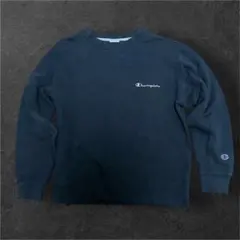Champion チャンピオン スウェット ネイビー L